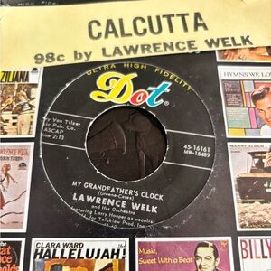 Lawrence Welk Vinyl Record. Calcutta& My Grandfather's Clock".